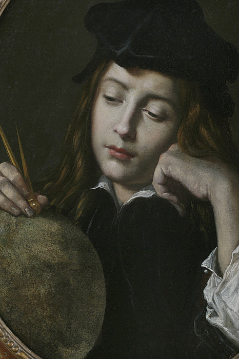 Young Man with Globe and Compass (Allegory of Geography?) Slider Image 2